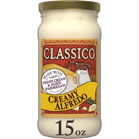 Amazon.com: Classico Creamy Alfredo Pasta Sauce, 15 oz Jar