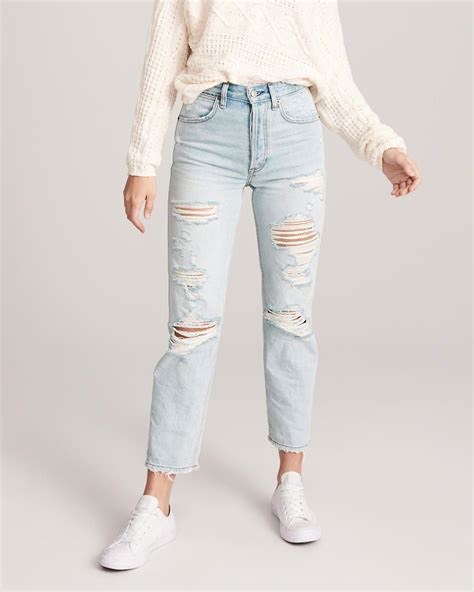 Womens Straight Jeans | Abercrombie & Fitch | Women's straight jeans ...