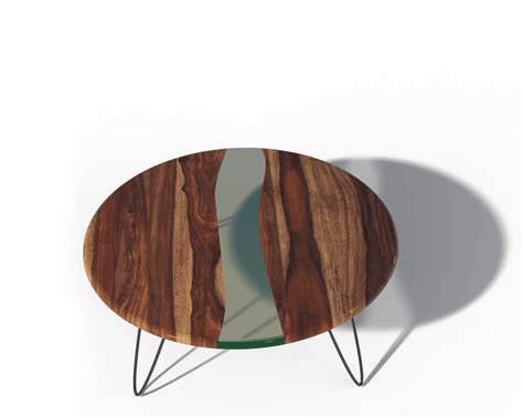 Buy Mithi Solid Wood Epoxy Coffee Table with Resin Top | Insaraf.com ...