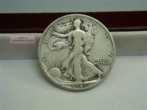 1941 S Walking Liberty Silver Half Dollar Coin