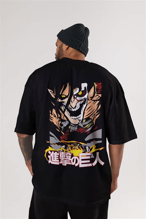 Attack Titan Oversized T-Shirt | Anime Tshirt – iluminatees