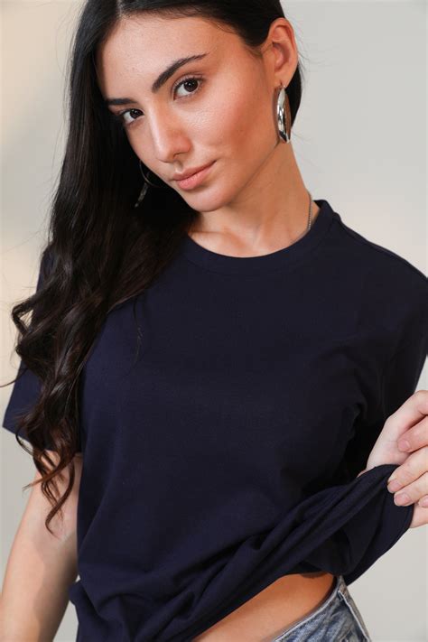 Navy -Women Short sleeve t-shirt