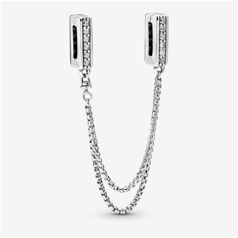 Pandora Safety Chains India Sale - Reflexions™ Sparkling Safety Clip ...