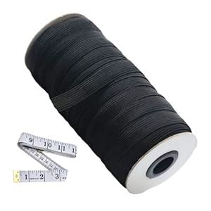 Abbaoww 1/2 Inch 70 Yards Braided Elastic, Springy Stretch Braided ...