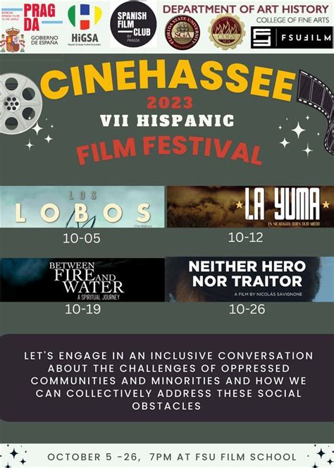 Cinehassee: VII Hispanic Film Festival in Tallahassee, FSU College of ...