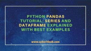 Python Pandas Tutorial 的图像结果