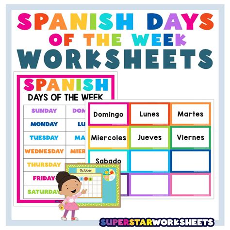 Days of the Week in Spanish Printable | All FREE Printables