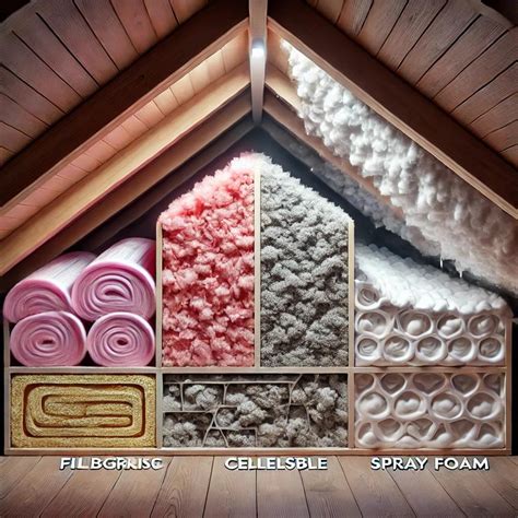 Types of Attic Insulation: Comparison of Fiberglass, Cellulose, and ...