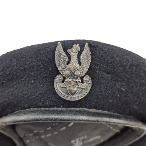 British RAC Beret with Polish cap badge – 1945 – JM-Militaria