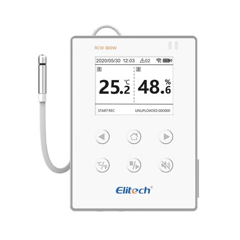 Elitech Temperature Data Logger, Wireless Remote Monitoring, Dual ...