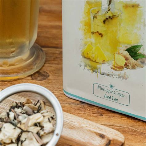 Buy Pineapple Ginger Iced Tea Online | Tin Caddy | Danta Herbs