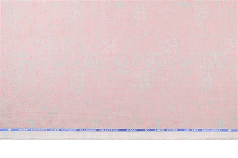 100% European Linen Superior Jacquard “Juan” by Linen Monde – Blush Mi ...
