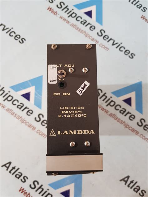 Lambda LIS-61-24 Regulated Power Supply – Atlas Shipcare Services