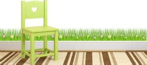 Design Wall 260 cm Natural Grass Border Living Room Wall Sticker Self ...