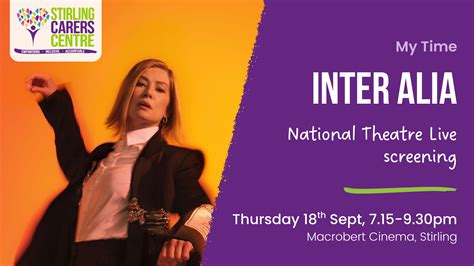 My Time: Inter Alia | Stirling Carers Centre