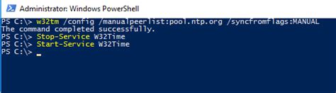 Image result for PowerShell Set NTP Server