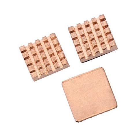 3Pcs/Set Heatsinks Copper Heat Sink Cooling Cooler Kit for RaspberyPi 3 ...