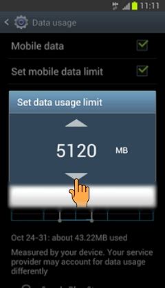 How to manage the Data usage in Samsung Galaxy Grand2(SM-G7102 ...