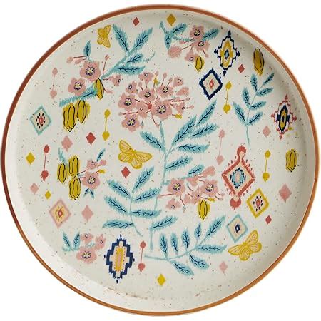 Chumbak Regal Elephant Round Tray -Yellow : Amazon.in: Home & Kitchen