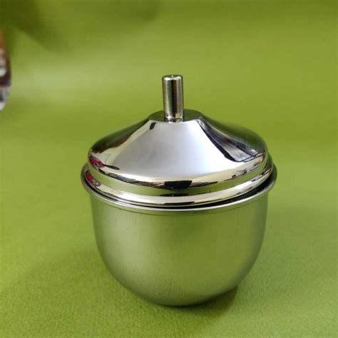 Ghee Pot Chettinad Mini | Ghee Container Steel – Annams Shop