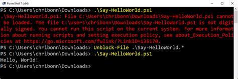 Image result for Unblock File Cmdlet to Allow the Script