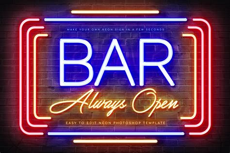 Bar Neon Sign Creator Graphic by Sko4 · Creative Fabrica