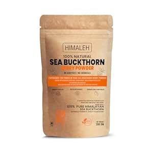 Himaleh Seabuckthorn Berries Powder 200g | Rich in Vitamin C | No oil ...