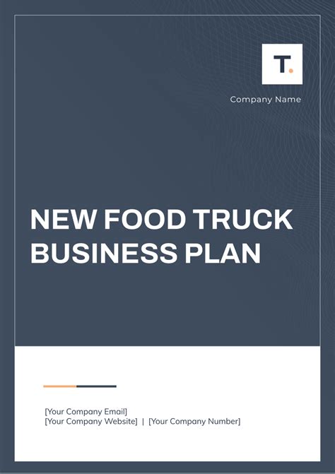 Free New Food Truck Business Plan Design Template to Edit Online