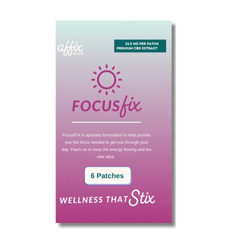 FocusFIX™ – Affix Patch