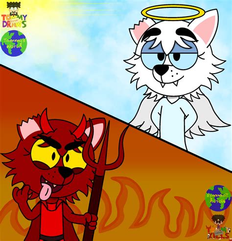 Heaven or Hell by TommyDrawsForever on DeviantArt