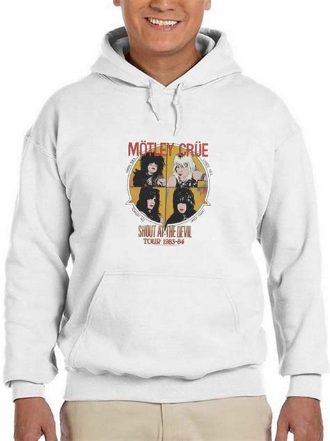 Buy Shout At The Devil Motley Crue Hoodie Men -Motley Crue Designs ...