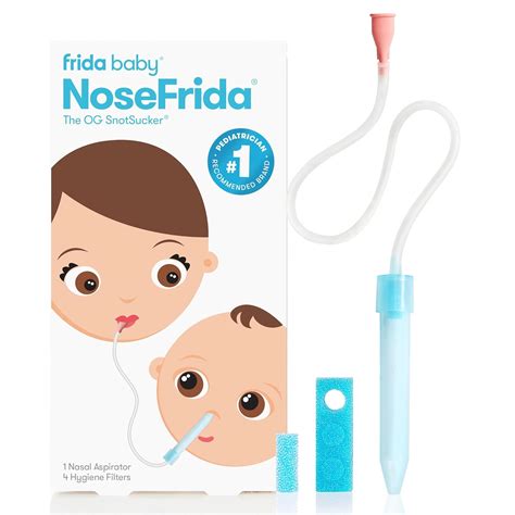 Frida Baby NoseFrida SnotSucker for Baby, Nasal Aspirator for Baby ...