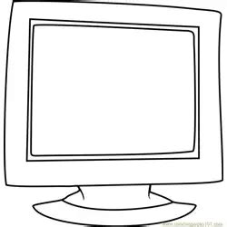 Computer Screen Coloring Page 的图像结果