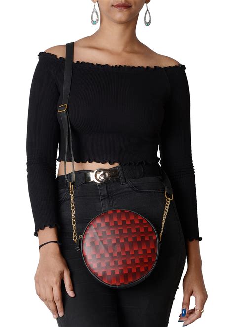 Get Digital Tile Printed Round Cross-Body at ₹ 499 | LBB Shop