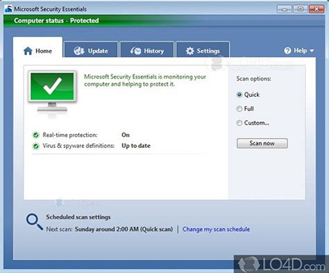 Image result for Microsoft Security Essentials