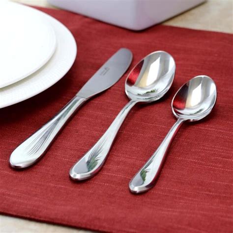 Gibson Elite Gibson Elite Lancashire 20 Piece Stainless Steel Flatware ...