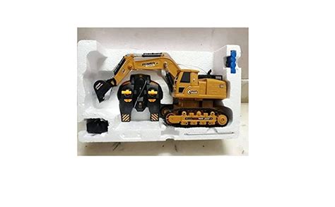 SAJANI 7 Channel Excavator & Bulldozer Construction Vehicle Toy, Kid ...