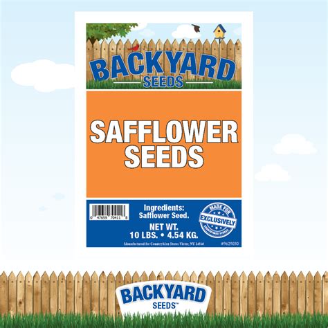 Safflower Bird Seed, Bulk Bird Food - CountryMax