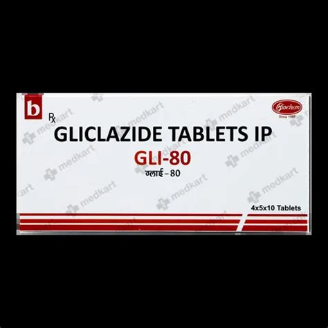 GLI 80MG TABLET 10'S Price, Uses, Side Effects & Substitutes | Medkart