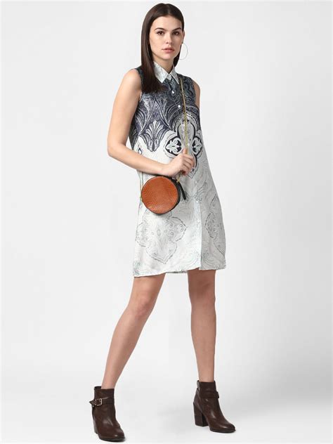 Women's Satin Printed Dress with front Buttons – Stylestone