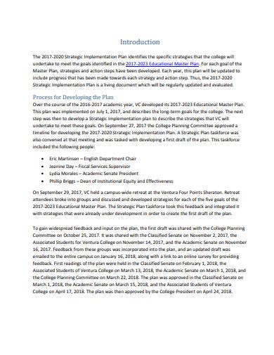 Strategy Implementation Plan 的图像结果