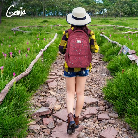 Buy Genie Clara 36L Pink School Backpack Online