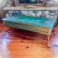 Image result for Glass Top Coffee Table with Wrought Iron Legs