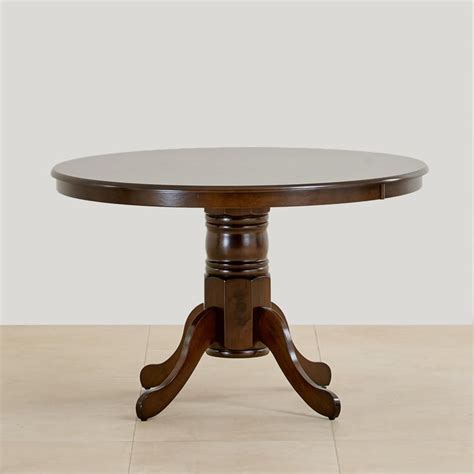 Buy Helios Cleo Rubber Wood 6-Seater Dining Table - Brown from Helios ...