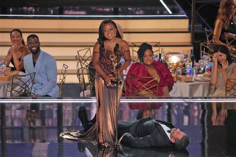 Sheryl Lee Ralph confronted Jimmy Kimmel after his Quinta Brunson Emmys bit