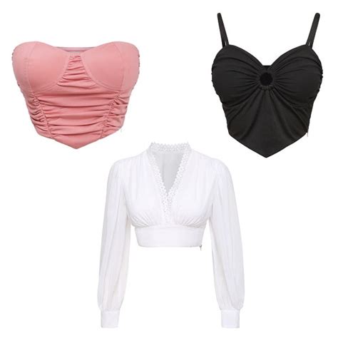 Combo of 3 Venice Crop Tops – ewa young