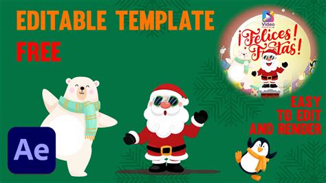 Best 35+ Christmas After Effects Template Aep