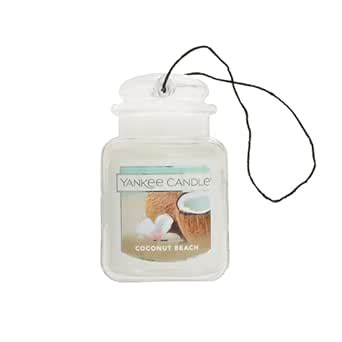 Yankee Candle Car Jar Ultimate Coconut Beach : Amazon.in: Home & Kitchen