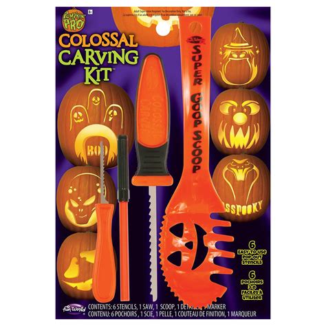Colossal Pumpkin Carving Kit 10pc (EACH)