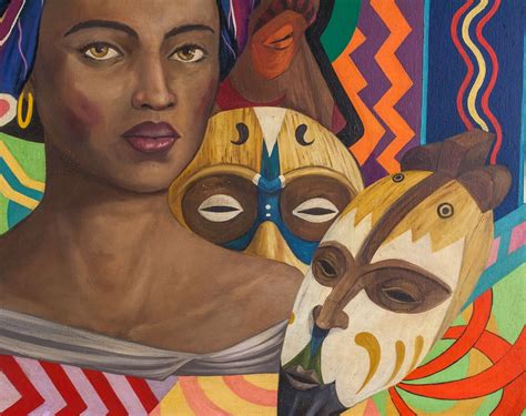 Lois Mailou Jones Harlem Renaissance Oil on Canvas